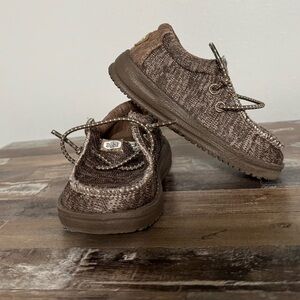 Hey Dude Kids Brown Moccasins